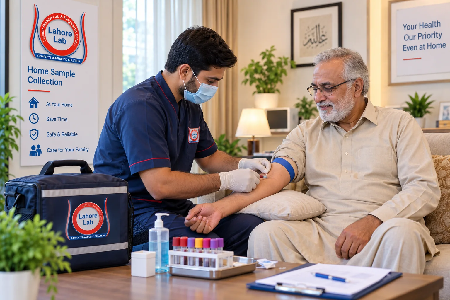 Lahore Medical Lab home sample collection